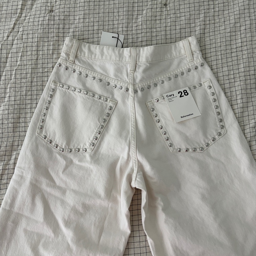 Reformation Cary Jeans BRAND NEW - Picture 4 of 11